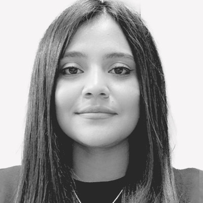 Primer plano de Fernanda Flores